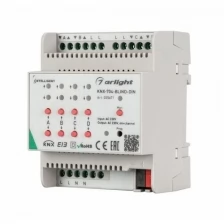 INTELLIGENT ARLIGHT Контроллер штор KNX-704-BLIND-DIN (230V, 4x6A) (INTELLIGENT ARLIGHT, Пластик)