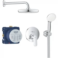 Душевая система Grohe Eurosmart Cosmopolitan с верхним душем Tempesta 210 25219001