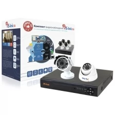 Комплект видеонаблюдения AHD 2Мп Ps-Link KIT-B202HD 1 камера для улицы 1 для помещения