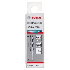 Сверло BOSCH HSS PointTeQ 2.9 мм 10шт