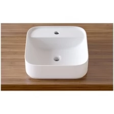 Раковина накладная для ванной комнаты Lavinia Boho Bathroom Sink Slim 33311007, умывальник из фарфора, ширина 42 см