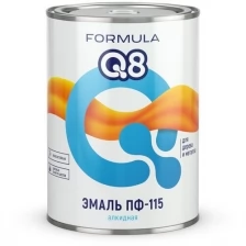 Эмаль ПФ-115 алкидная Formula Q8, глянцевая, 1,9 кг, голубая