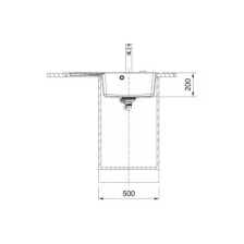 Franke Кухонная мойка Franke Centro CNG 611-78 TL Fragranite Белый чаша слева