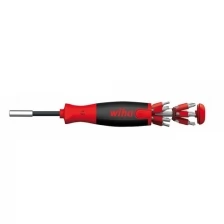 Отвертка с насадками LiftUP-25 SL/PH/PZ/TORX/HEX 12шт Wiha 3803-02021 38601