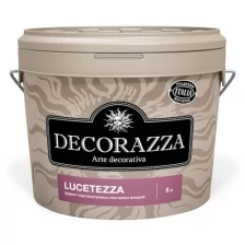 Декоративная штукатурка с эффектом перламутровых песчаных вихрей Decorazza Lucetezza / Лючетецца(1л) Argento LC-001