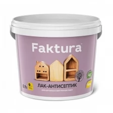 Лак-антисептик интерьерный Faktura шелковисто-матовый (2,7л) сосна