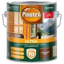 Лазурь с воском для защиты древесины Pinotex Ultra, полуглянцевая (1л) бесцветный и под колеровку