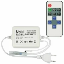 Контроллер для светодиодных одноцветных лент 220В Uniel ULC-N11-Dim White UL-00002277