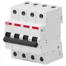 Автоматический выключатель ABB 4P, 10A,C, 4,5кА, BMS414C10 Basic M