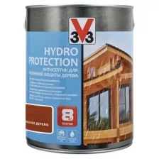 Акриловый антисептик для дерева HYDRO PROTECTION полуглянец Орегон 9л.