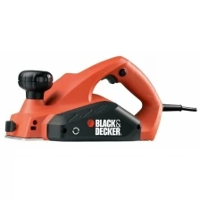 Сетевой электрорубанок BLACK+DECKER KW712KA, 650 Вт оранжевый/черный