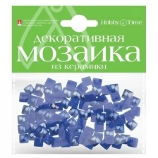 Мозаика декоративная из керамики 8Х8 ММ,100 ШТ., синий