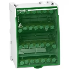 Блок шин LGY410028 4 полюса 100А 4 шины по 7 присоединений (Schneider Electric)