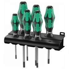 Набор отвёрток Wera 367/6 TORX Kraftform Plus c подставкой 6 предметов