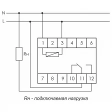 Реле времени PCR-513 (задержка вкл. 230В 8А 1перекл. IP20 монтаж на DIN-рейке) F&F EA02.001.003 EA02