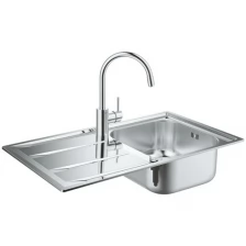 Кухонная мойка со смесителем Grohe K400 86x50 31570SD0