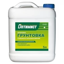 Грунтовка глубокого проникновения Оптимист G103 5л 41754