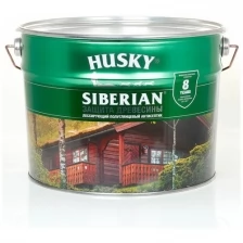 HUSKY SIBERIAN Лазурь для дерева полуглянцевая антик (9л)