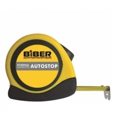 Рулетка (обрезиненный корпус, 3 м х 16 мм) Biber AUTOSTOP 40071 тов-173001